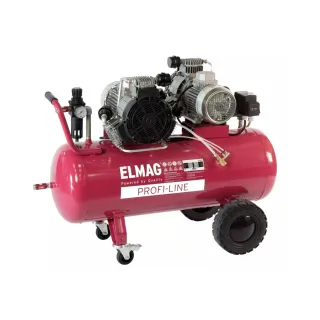 Безмаслен компресор ELMAG PROFI-LINE OIL-FREE PL 660/10/100 D/ 400V/ 2x2200W/ 100л