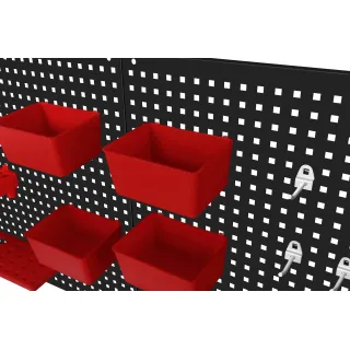 Метален перфориран панел за инструменти KraftDele KD11897/ 112 х 45 см