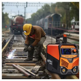 Инверторен заваръчен апарат KraftDele KD1878/ 330A Инверторен заваръчен апарат KraftDele KD1878/ 330A