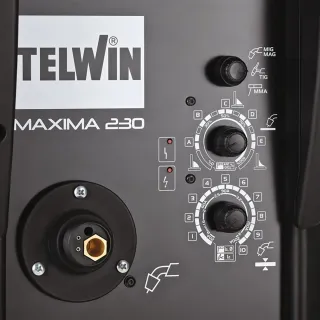 Комбиниран инверторен телоподаващ апарат Telwin Maxima 230 Synergic/ 220A Комбиниран инверторен телоподаващ апарат Telwin Maxima 230 Synergic/ 220A