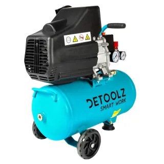 Бутален маслен компресор Detoolz DZ-C332/ 1500W/ 24 л