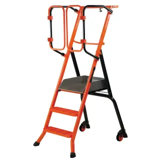 Алуминиева стълба с платформа Mondelin 202160/ 70 см