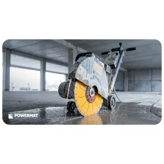 Диамантен диск за бетон, камък, гранит POWERMAT PM-TDCS-3502T/ 350 мм