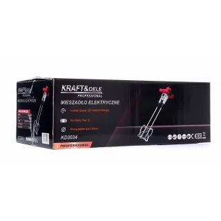 Бъркалка за строителни смеси KraftDele KD3034/ 2.8kW