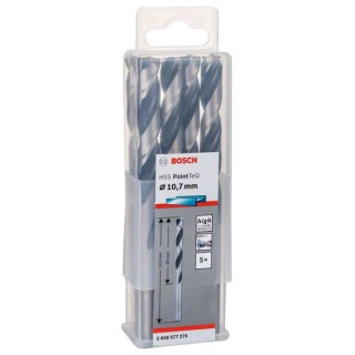 Свредло HSS за метал PoinTec 10.7 mm на Bosch комплект 5 бр. Свредло HSS за метал PoinTec 10.7 mm на Bosch комплект 5 бр.