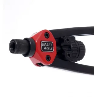 Комплект нитачка с нитове KraftDele KD10556/ 110бр. Комплект нитачка с нитове KraftDele KD10556/ 110бр.