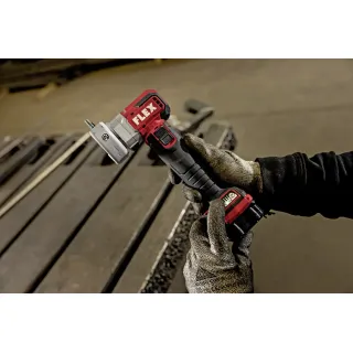 Акумулаторен мини ъглошлайф FLEX LBE 76 12-EC C/ 12V