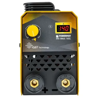 Инверторен заваръчен апарат POWERMAT PM-MMA-140L/ 140A Инверторен заваръчен апарат POWERMAT PM-MMA-140L/ 140A