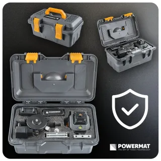 Лазерен нивелир със зелен лъч Powermat PM-PLK-4DM3/ 40 м
