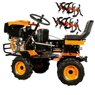 Мини трактор Detoolz DZ-MT1007-G02/ 17 к.с.