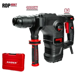 Електрически перфоратор SDS-plus Raider RDP-HD67/ 1600W/ 6J