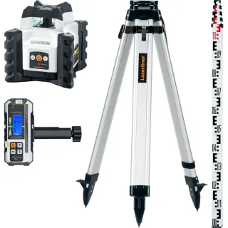 Ротационен лазерен нивелир Laserliner Quadrum Compact M350 S Set 165 cm