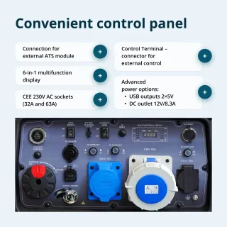 Инверторен бензинов генератор KOENNER-SOEHNEN KS 9500iE S ATSR/ 9.5 kW/230V/ 30л Инверторен бензинов генератор KOENNER-SOEHNEN KS 9500iE S ATSR/ 9.5 kW/230V/ 30л
