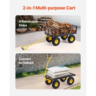 Метална градинска количка VEVOR V500/ 226 кг Метална градинска количка VEVOR V500/ 226 кг