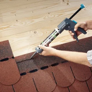 Пистолет за силикон Wolfcraft MG 600 PRO/ за картуш 310 мл