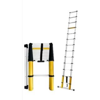 Алуминиева телескопична стълба DRABEST DR-AL TELE MAX 3.8 / 13 стъпала