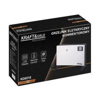 Електрически конвектор KraftDele KD6518/ 2300W/ LCD дисплей/ дистанционно
