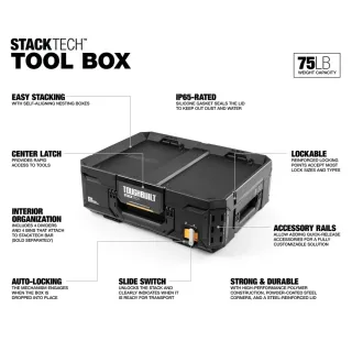 Куфар за инструменти TOUGHBUILT StackTech Tool Box Куфар за инструменти TOUGHBUILT StackTech Tool Box