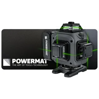 Лазерен нивелир със зелен лъч Powermat PM-PLK-4DM3/ 40 м