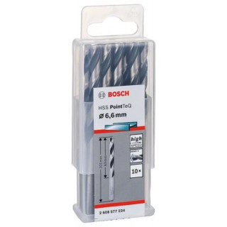 Свредло HSS за метал PoinTec 6.6 mm на Bosch комплект 10 бр.