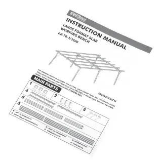 Работна маса за голямоформатни плочи KraftDele KD11983/ 250 кг Работна маса за голямоформатни плочи KraftDele KD11983/ 250 кг