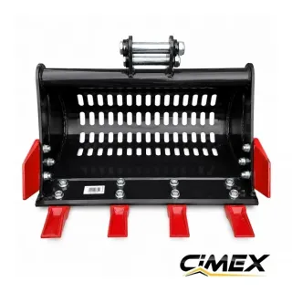 Пресяваща кофа за мини багер CIMEX CHE12RS-SB-600/ 600 мм
