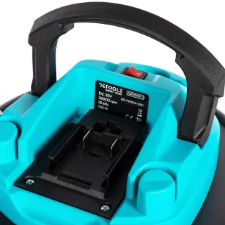 Акумулаторна прахосмукачка за пепел Detoolz DZ-FX1014-G01/ 20V/ 12л
