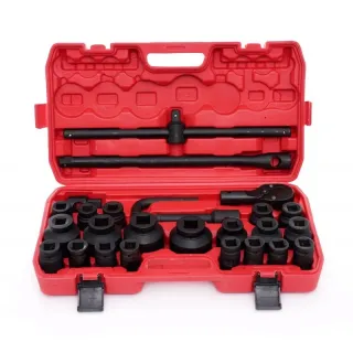 Комплект ударни вложки с тресчотка KraftDele KD11758/ 26 броя
