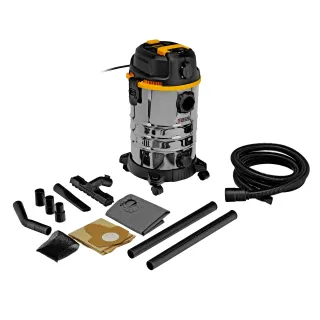 Прахосмукачка за сухо и мокро почистване Denzel EVC30/ 1400 W Прахосмукачка за сухо и мокро почистване Denzel EVC30/ 1400 W