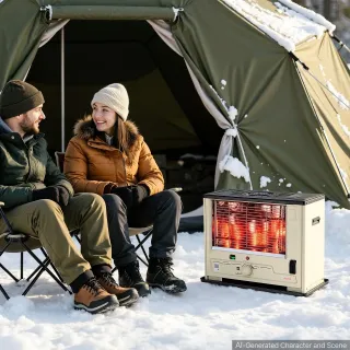 Отоплител на керосин VEVOR S85-E1/ 10000 BTU