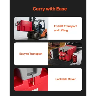 Преносим резервоар за дизел и бензин VEVOR YDIES400L-E/ 440 л