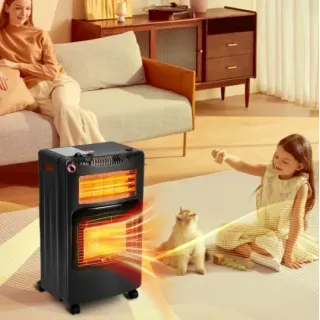 Газова печка за отопление газ + електричество Ziel LQ-HE01/ 4,2kW