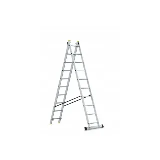 Алуминиева сгъваема стълба AWTools AW23073/ 2x10