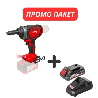 ПРОМО ПАКЕТ! Aкумулаторна нитачка Raider RDP-BBRG20 + батерия и зарядно RDP-R20/ 20V/ 2Ah