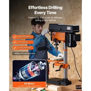 Настолна бормашина VEVOR DP30016B-VS/ 750W Настолна бормашина VEVOR DP30016B-VS/ 750W