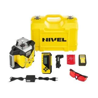 Ротационен лазер с лазерна рейка и статив с повдигаща глава Nivel System NL740R DIGITAL + LS-24 + SJJ32/ 700 м