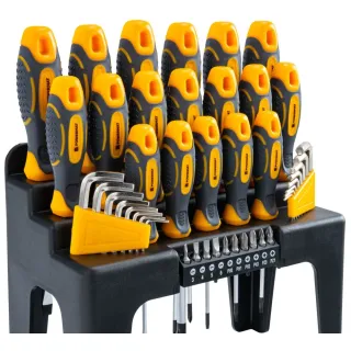 Комплект отвертки, битове и шестограми Powermat PM-ZW-44ZN/ 44 бр. Комплект отвертки, битове и шестограми Powermat PM-ZW-44ZN/ 44 бр.