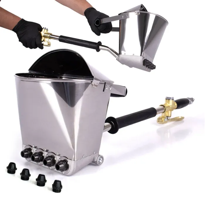 Пневматичен пистолет за мазилки TAGRED TA1475/ 4 л. + 8 редукционни дюзи 