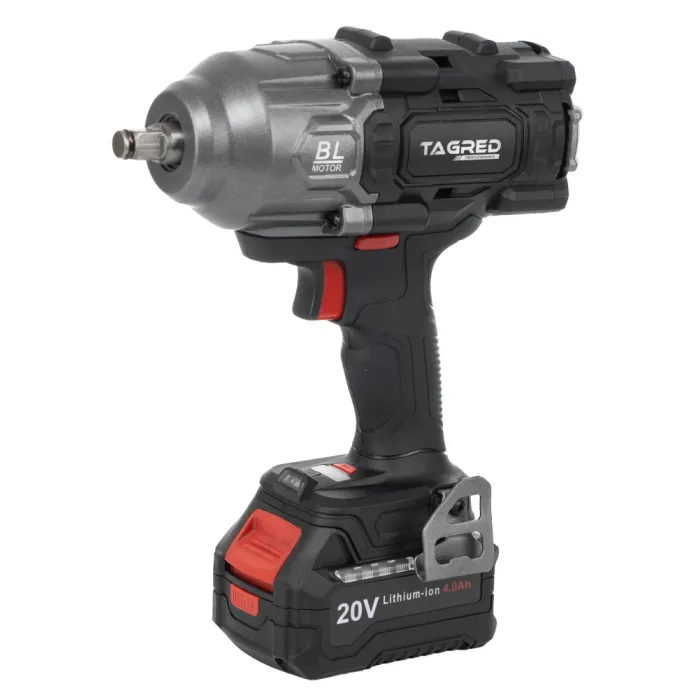 Акумулаторен безчетков ударен гайковерт TAGRED TA8000/ 20V/ 2x4Ah