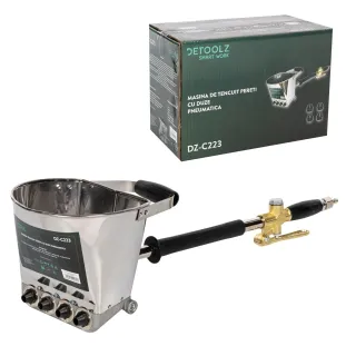 Пневматичен пистолет за мазилки Detoolz DZ-C223/ 50 мл/мин