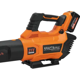 Акумулаторна духалка за листа KraftDele KD3446/ 21V/ 2x4Ah Акумулаторна духалка за листа KraftDele KD3446/ 21V/ 2x4Ah