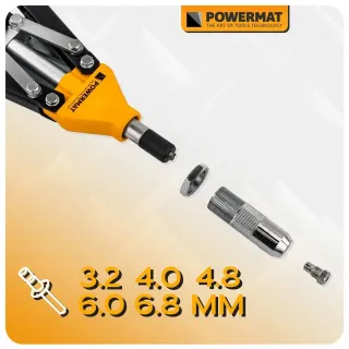 Ръчна нитачка POWERMAT PM-NIR-525T/ 525 мм Ръчна нитачка POWERMAT PM-NIR-525T/ 525 мм