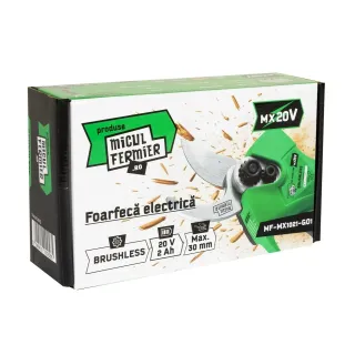 Акумулаторна градинска ножица Micul Fermier MF-MX1021-G01/ 20V/ 2Ah