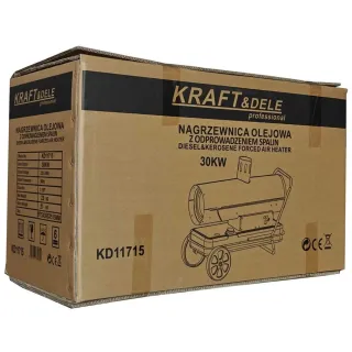 Дизелов калорифер KraftDele KD11715/ 30kW/ 595 m3/h