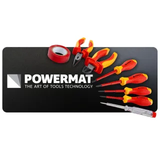 Комплект изолирани отвертки, клещи и фазомер Powermat PM-ZW-8ZI/ 8 бр. Комплект изолирани отвертки, клещи и фазомер Powermat PM-ZW-8ZI/ 8 бр.