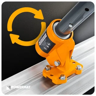 Алуминиев ръчен мастар Powermat PM-LDB-120T/ 5 м