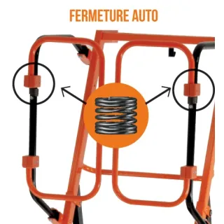 Алуминиева стълба с платформа Mondelin 202170/ 90 см