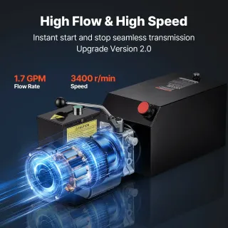 Хидравлична помпа за повдигане на автомобили Vevor ZXAC220V-2.2KW-D-15L/ 2.2kW