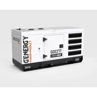 Авариен дизелов генератор Genergy GDS27T/ 27kVA/ 400V/ 113 л