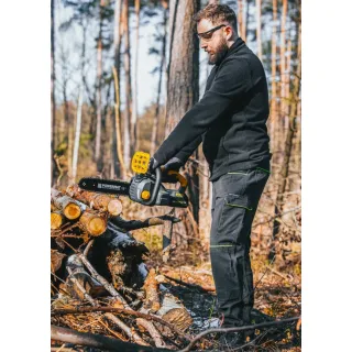 Акумулаторен верижен трион POWERMAT PM-MPA-4AHM/ 21V/ 2x4Ah